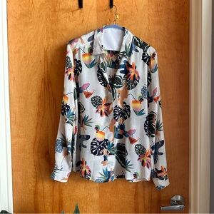 & Other Stories Tropical Print Shirt